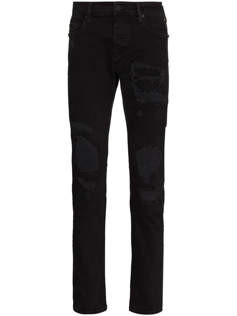 Rocco distressed slim-fit jeans