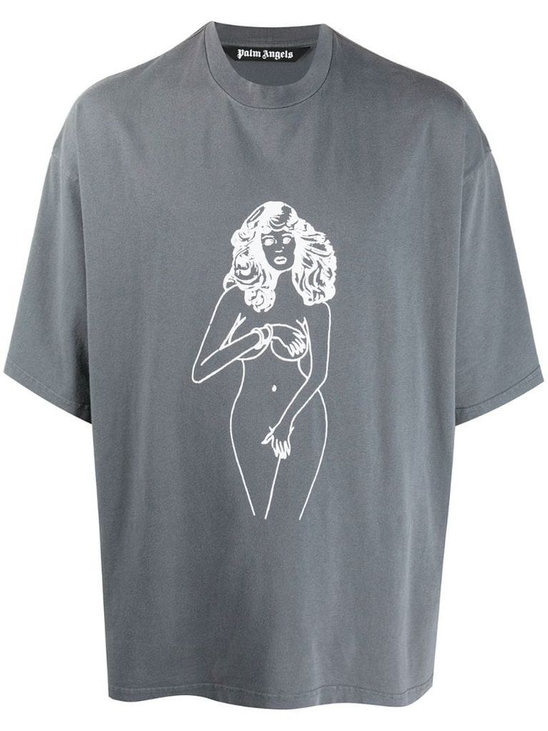 Exotic Woman crew-neck T-shirt