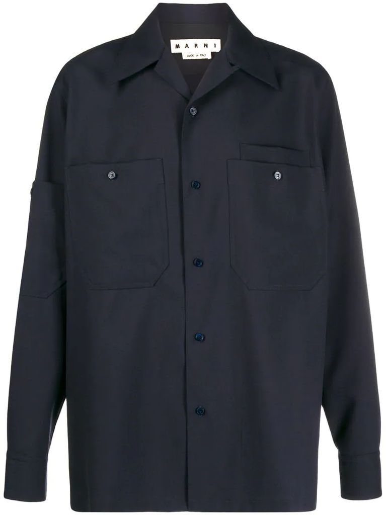 button up collared shirt