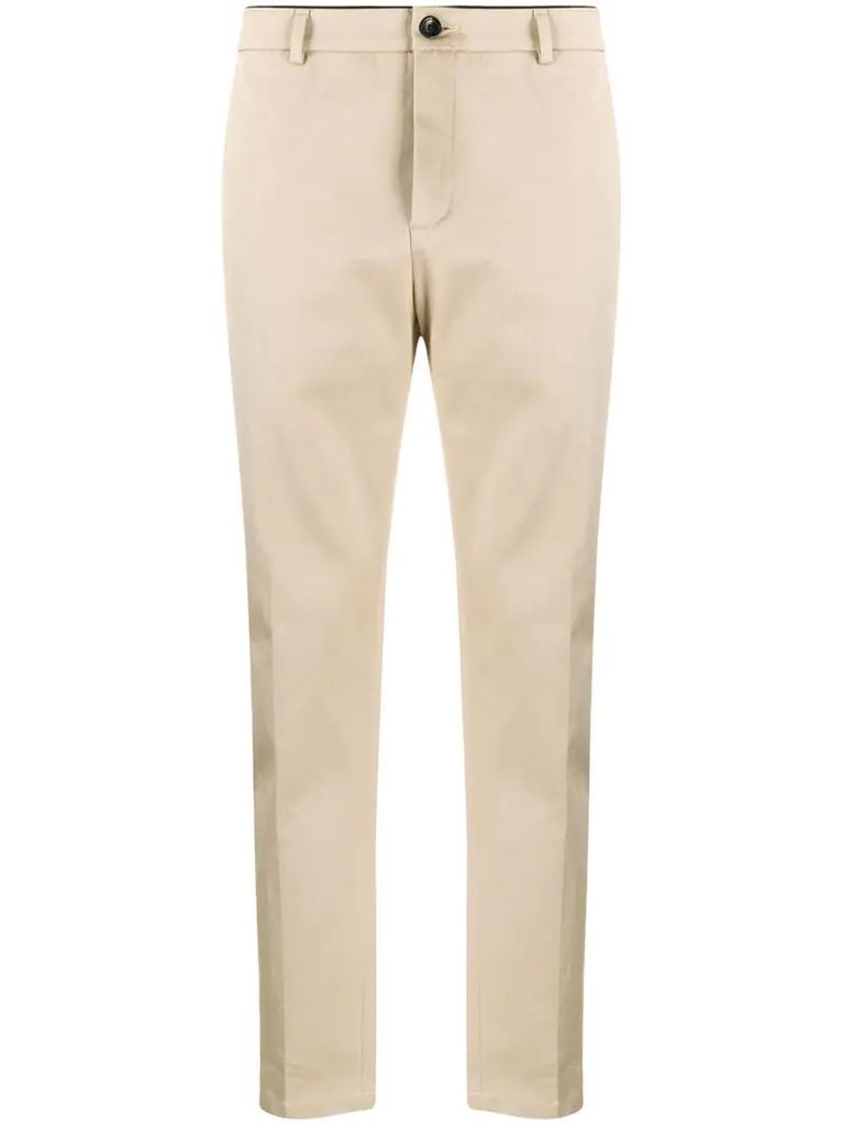 cropped chino trousers