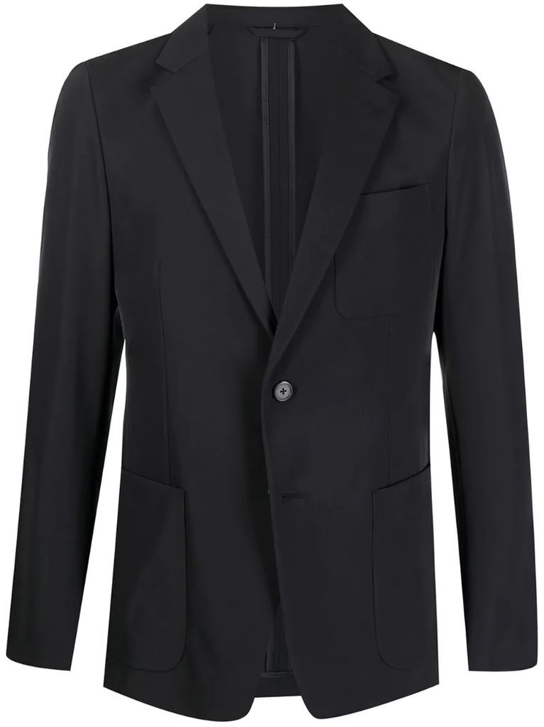 single-breasted blazer