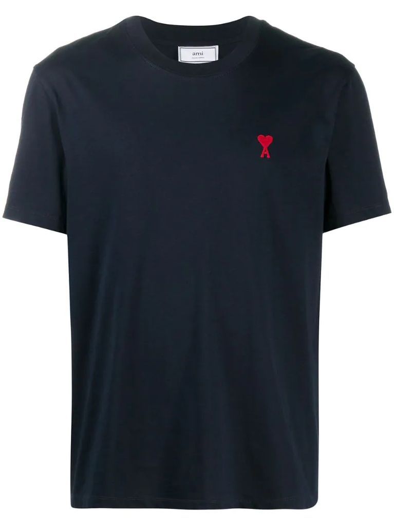 logo-embroidered short-sleeve T-shirt