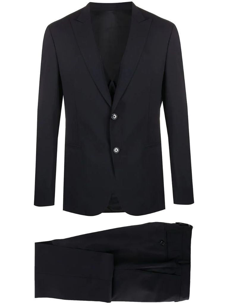 tailored three-piece suit
