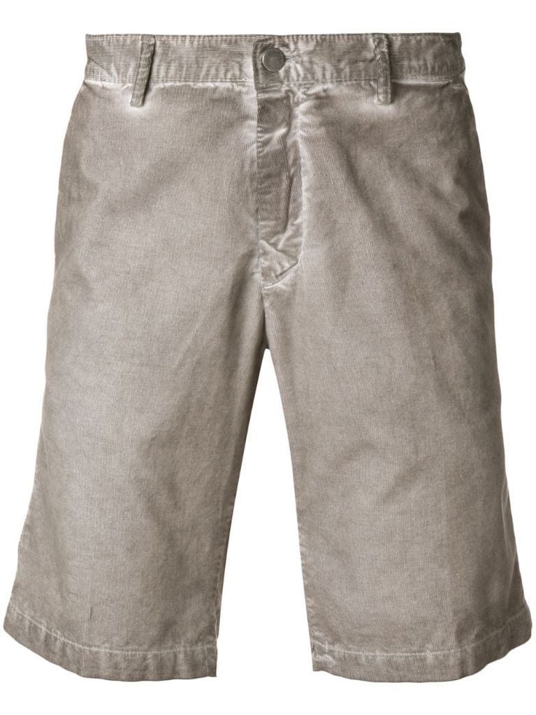 faded-wash bermuda shorts