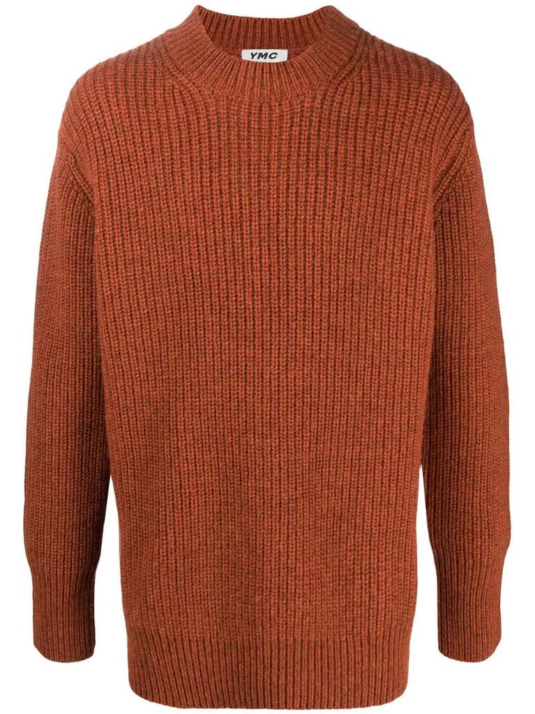 intarsia knit jumper