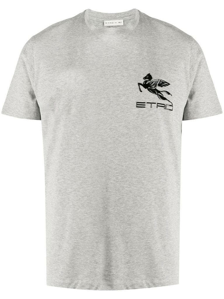 embossed logo cotton T-shirt