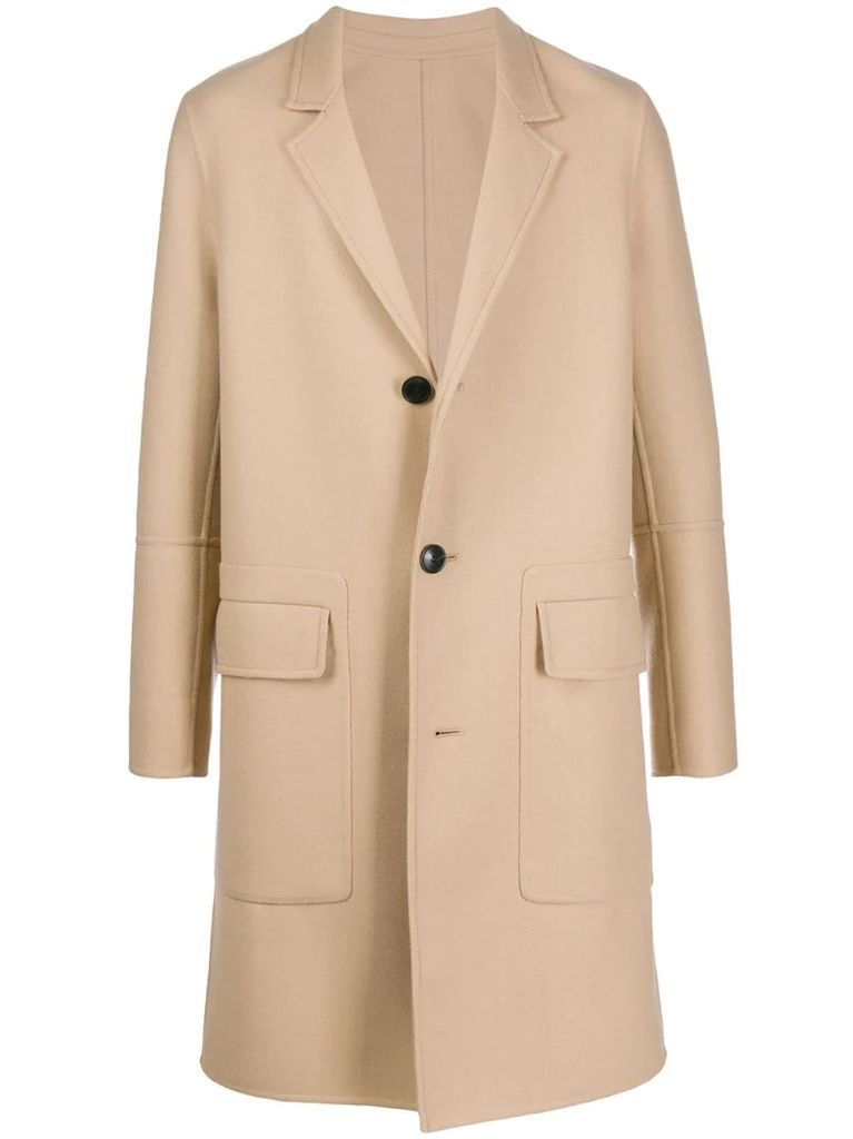three-button coat