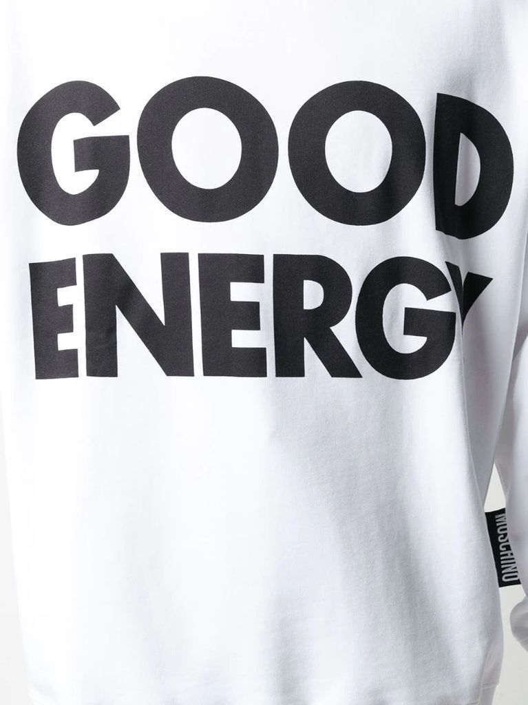 Good Energy print sweatshirt