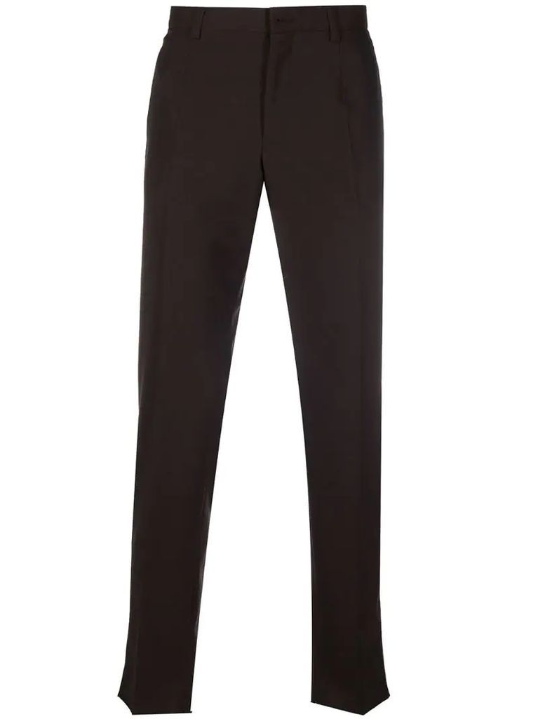 side-stripe tailored trousers