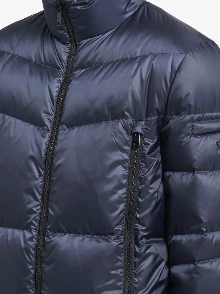 technical eggshell fabric puffer jacket