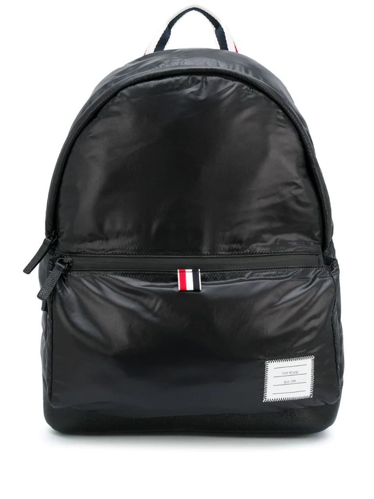oversized zip-up backpack