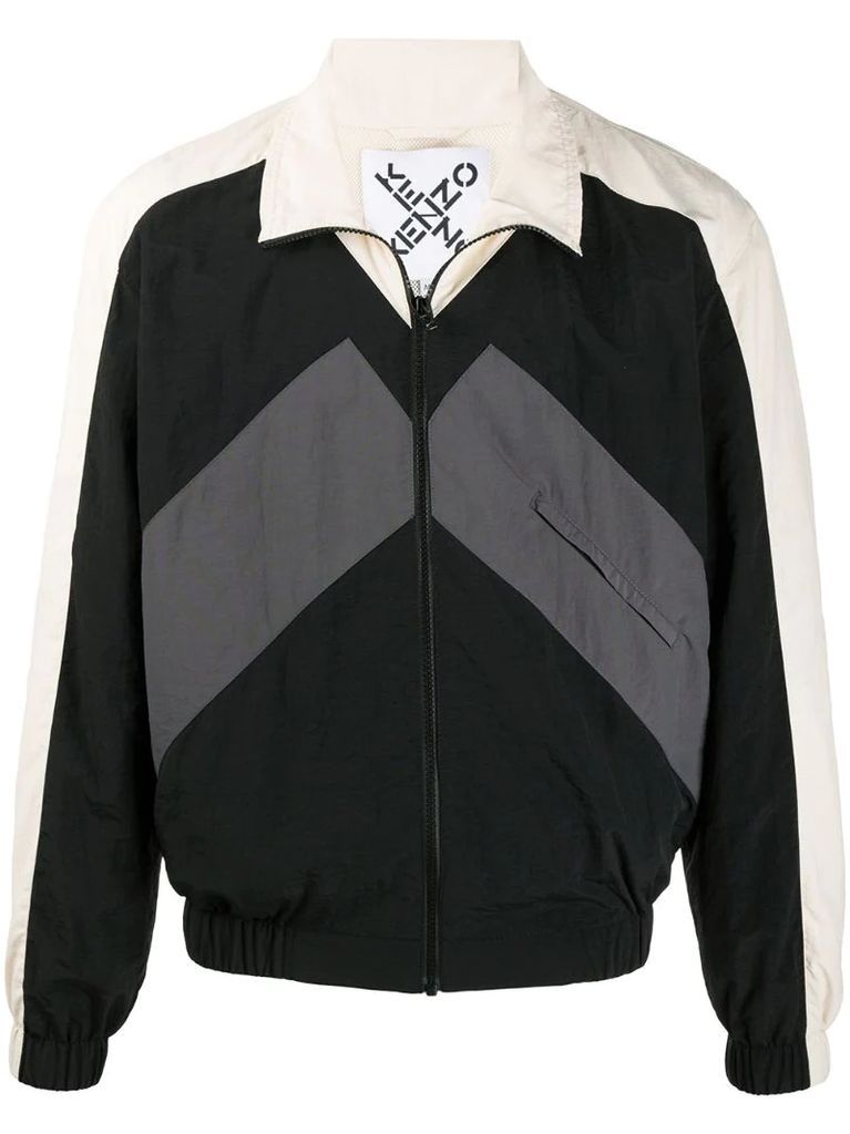 panelled lightweight jacket