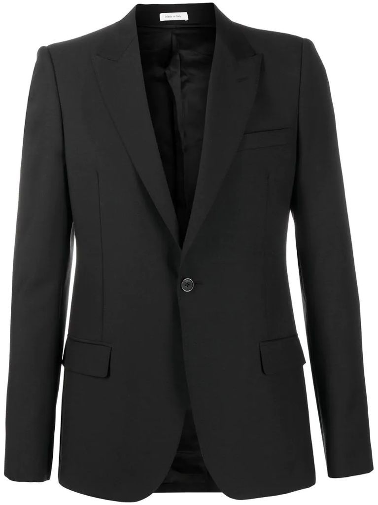 single-breasted blazer