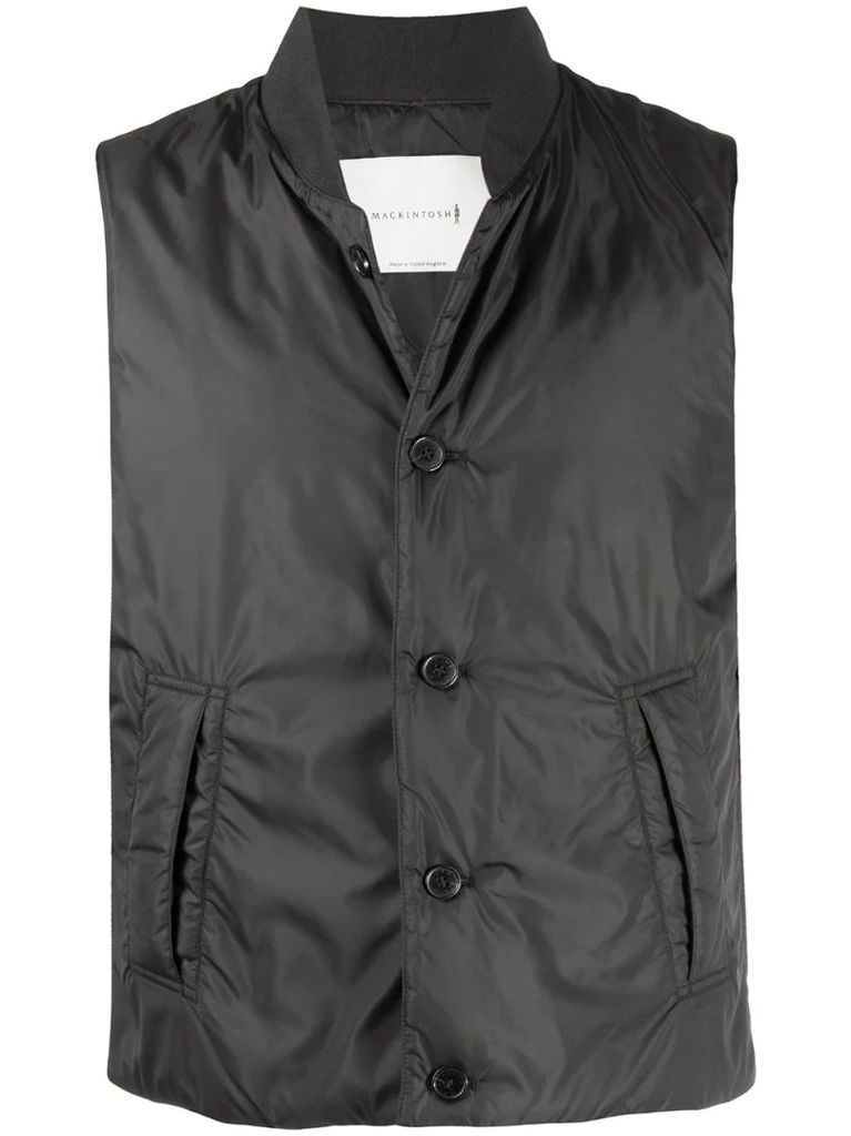 buttoned gilet jacket