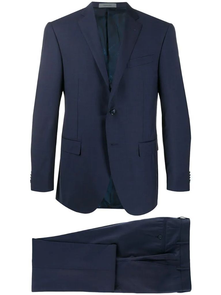 fitted two-piece suit