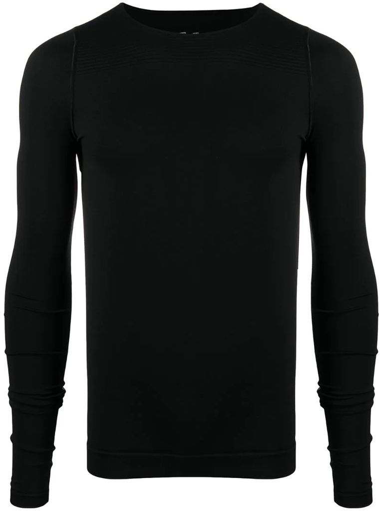 fitted long-sleeve T-shirt