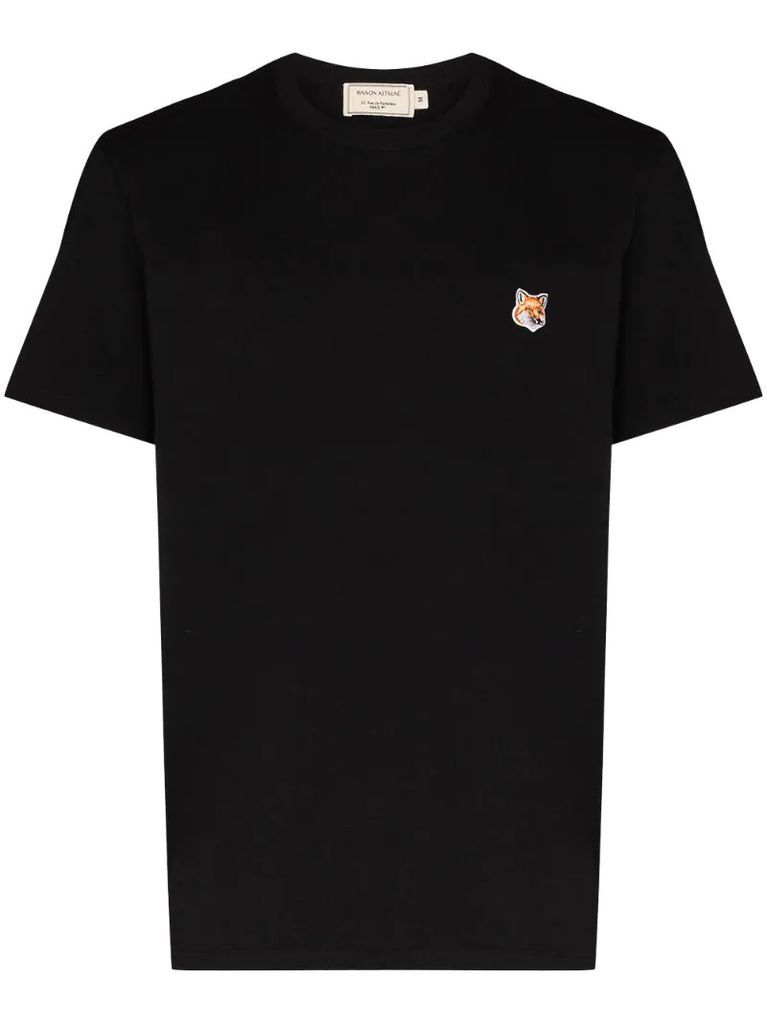 embroidered fox head T-shirt