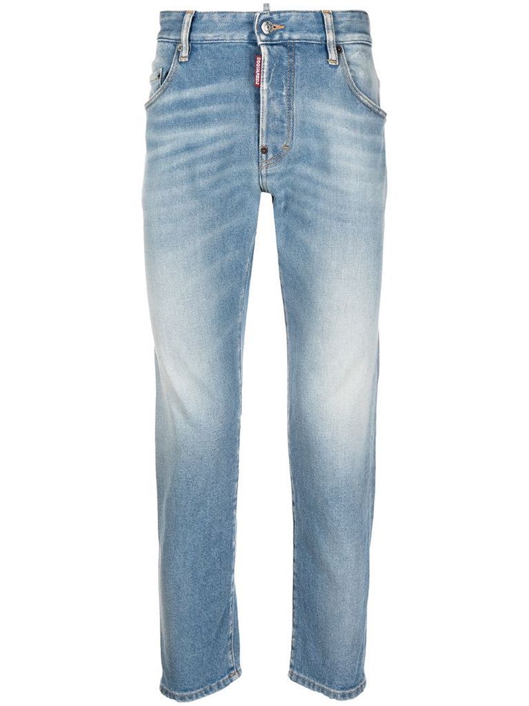 straight-leg jeans