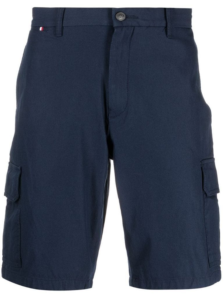 knee-length cargo shorts