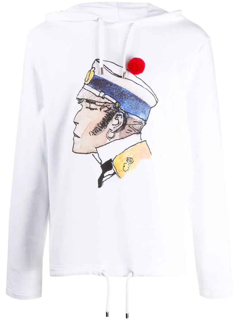 Corto Maltese-print hoodie