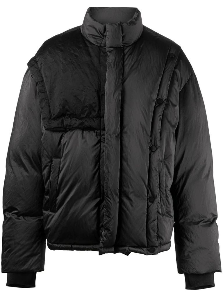 concealed padded coat