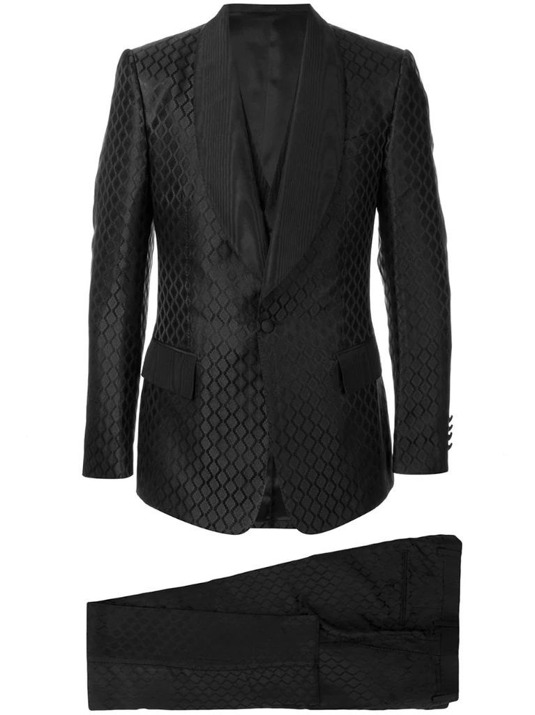jacquard suit