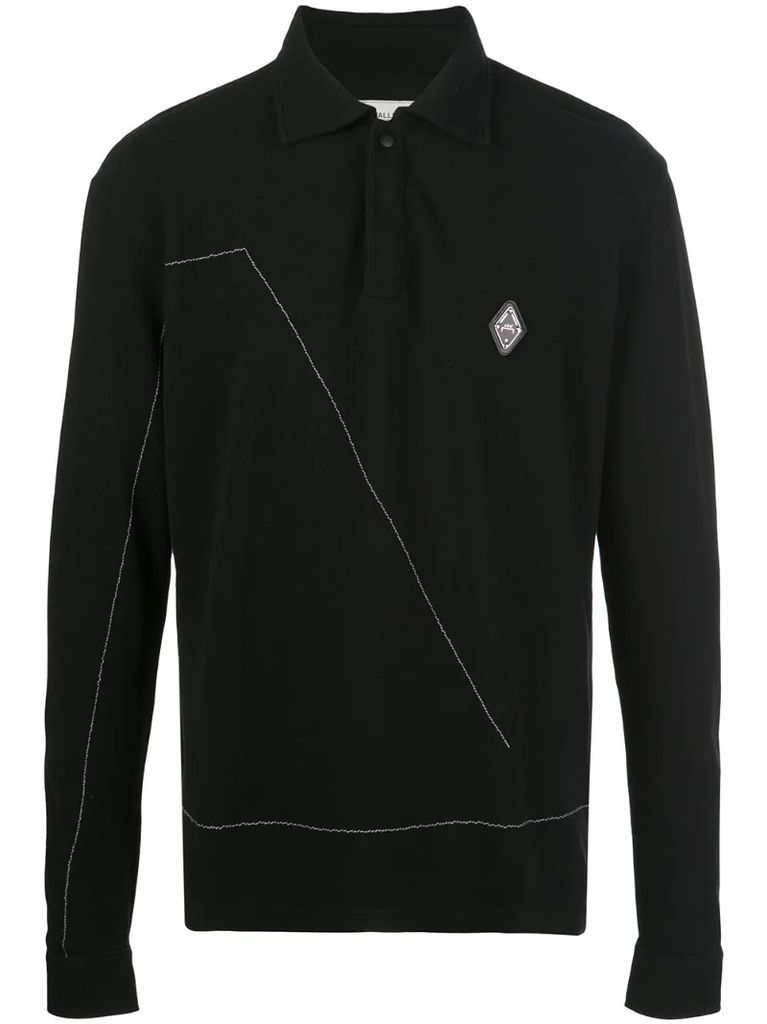 logo badge polo shirt