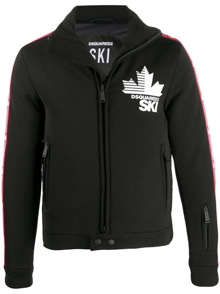 zip-front ski jacket