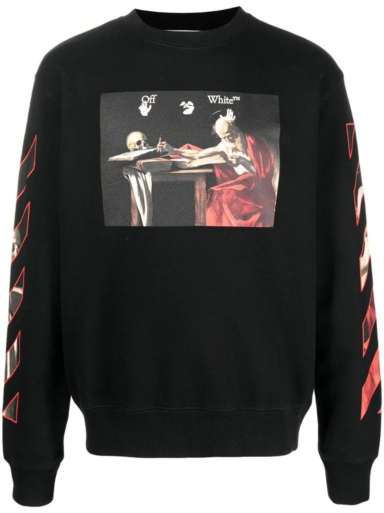 Caravaggio-print sweatshirt