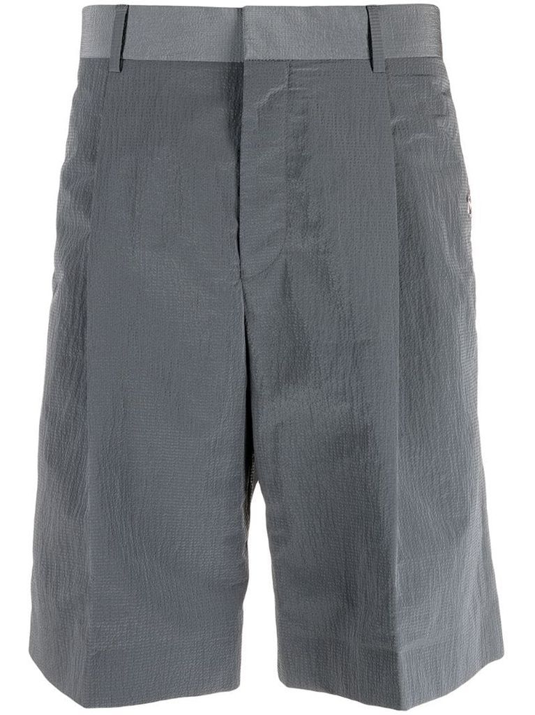 pleat-detail bermuda shorts