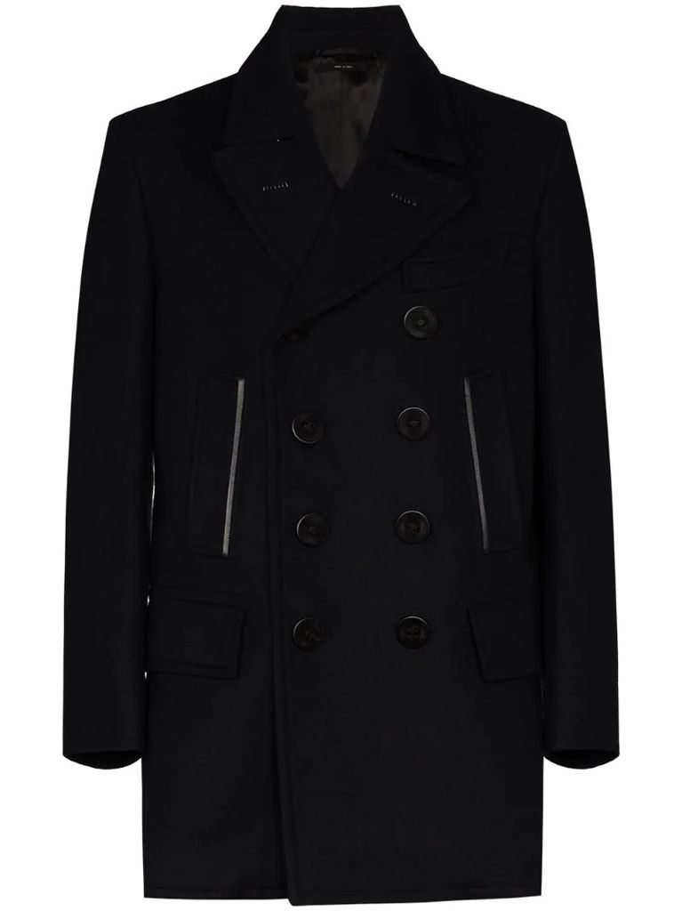 wool and cashmere-blend coat