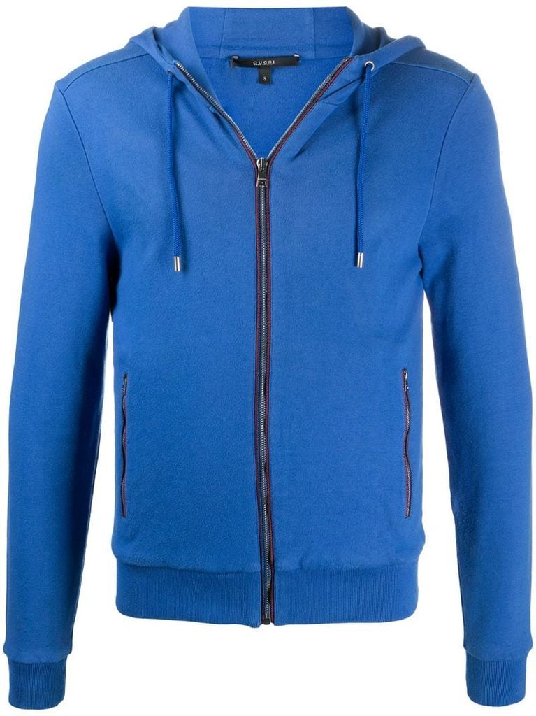hooded long-sleeve sweatshirt