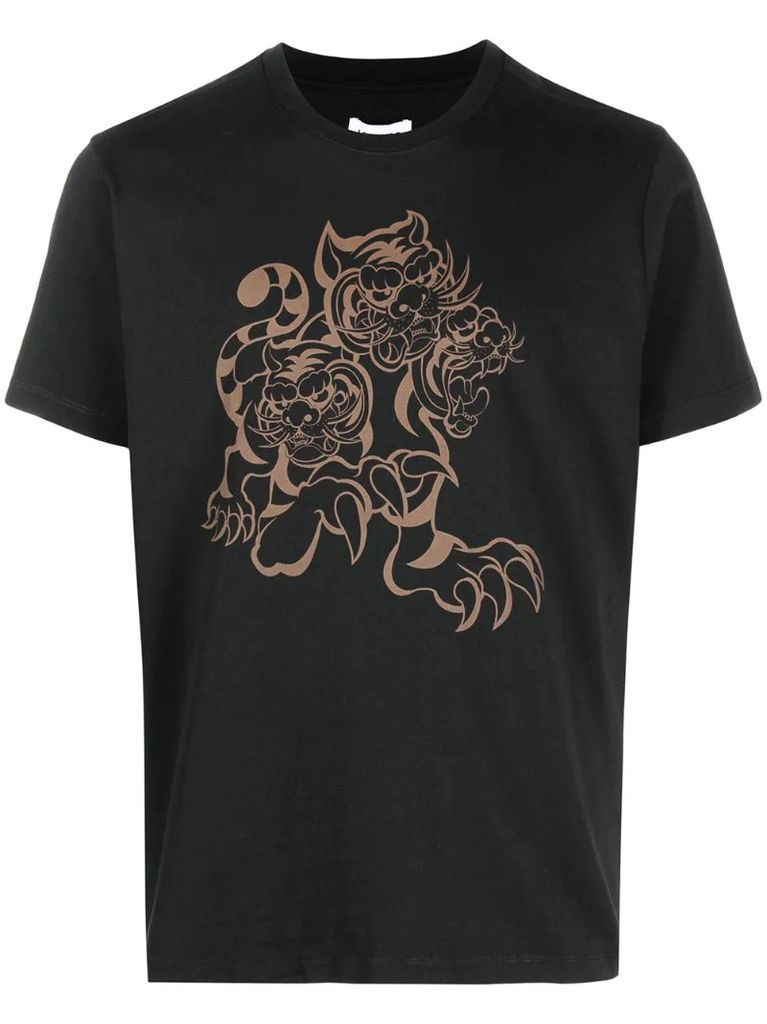 Chinese tiger organic-cotton T-shirt