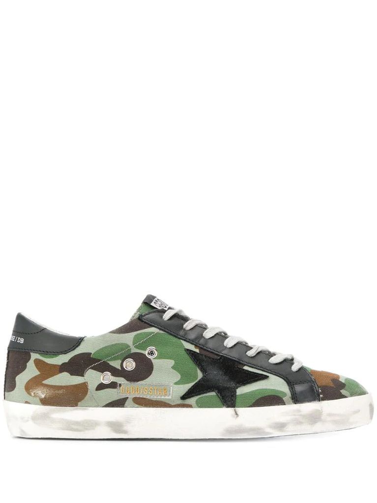 Superstar camouflage sneakers