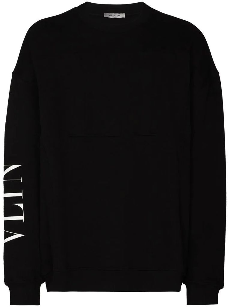 VLTN logo-print sweatshirt