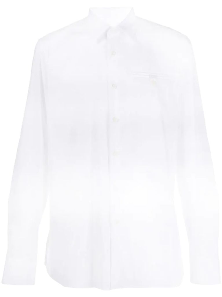 buttoned pocket shirt