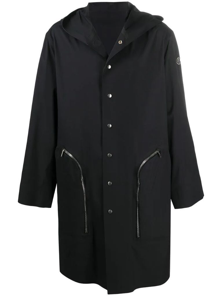 bell sleeve trench coat