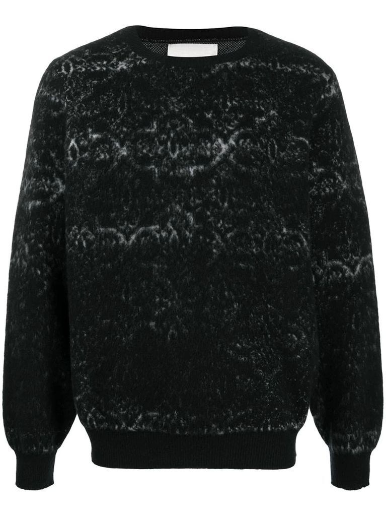 mottled wool jumper
