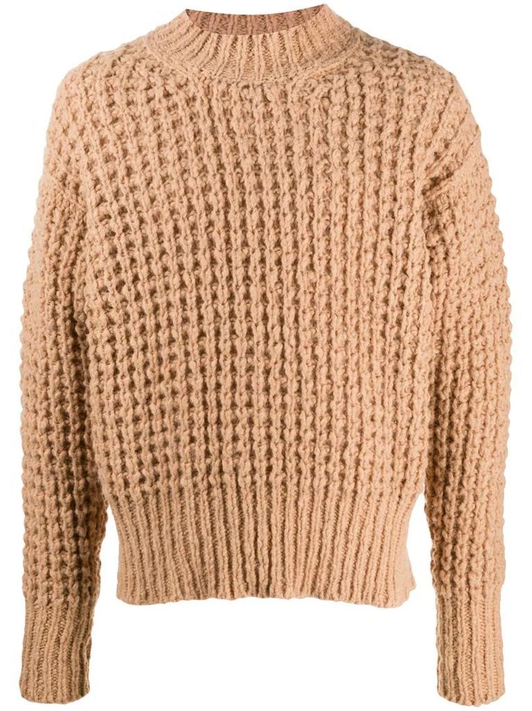 chunky knitted jumper