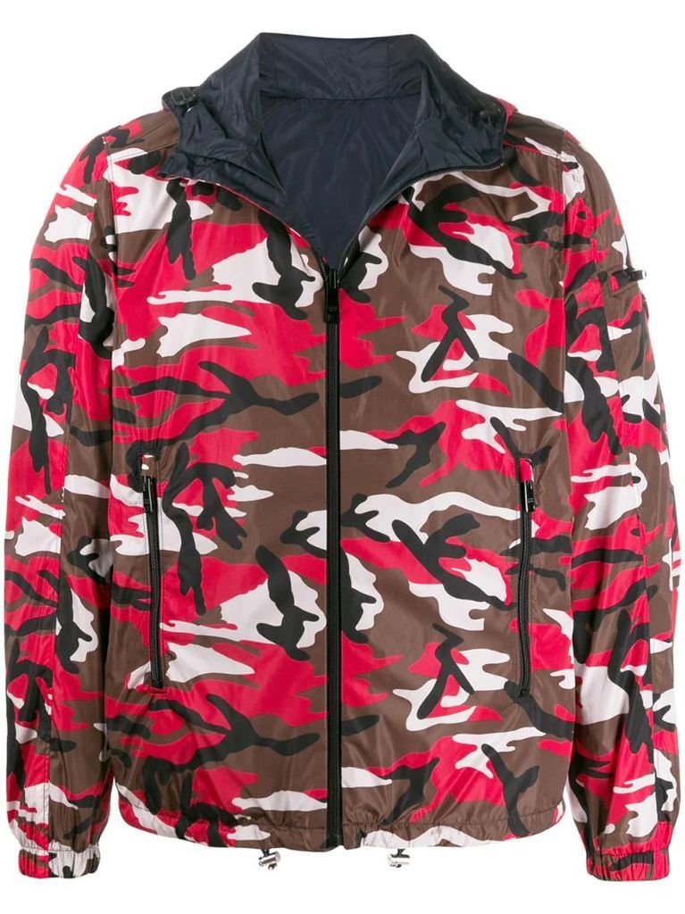 camouflage reversible jacket