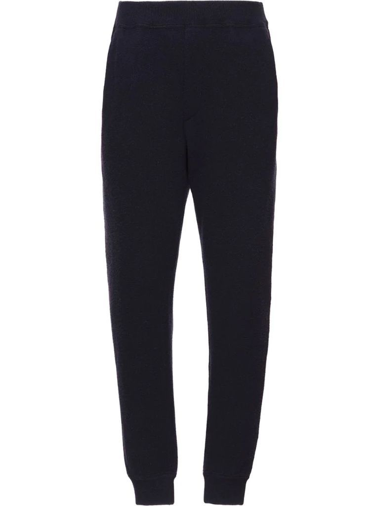 Wool and cashmere jogging pants