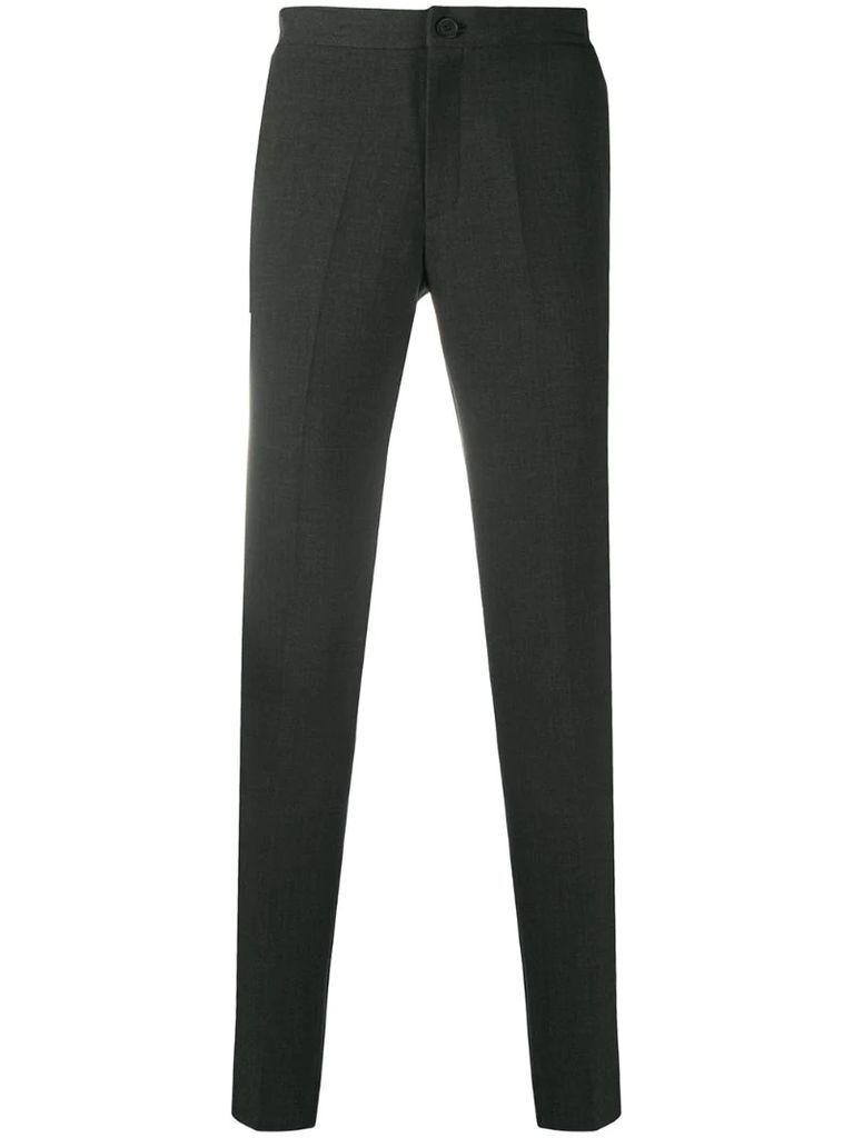 cotton tailored trousers
