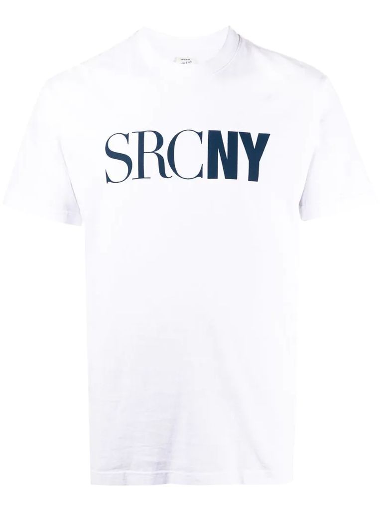 'SRCNY' slogan t-shirt