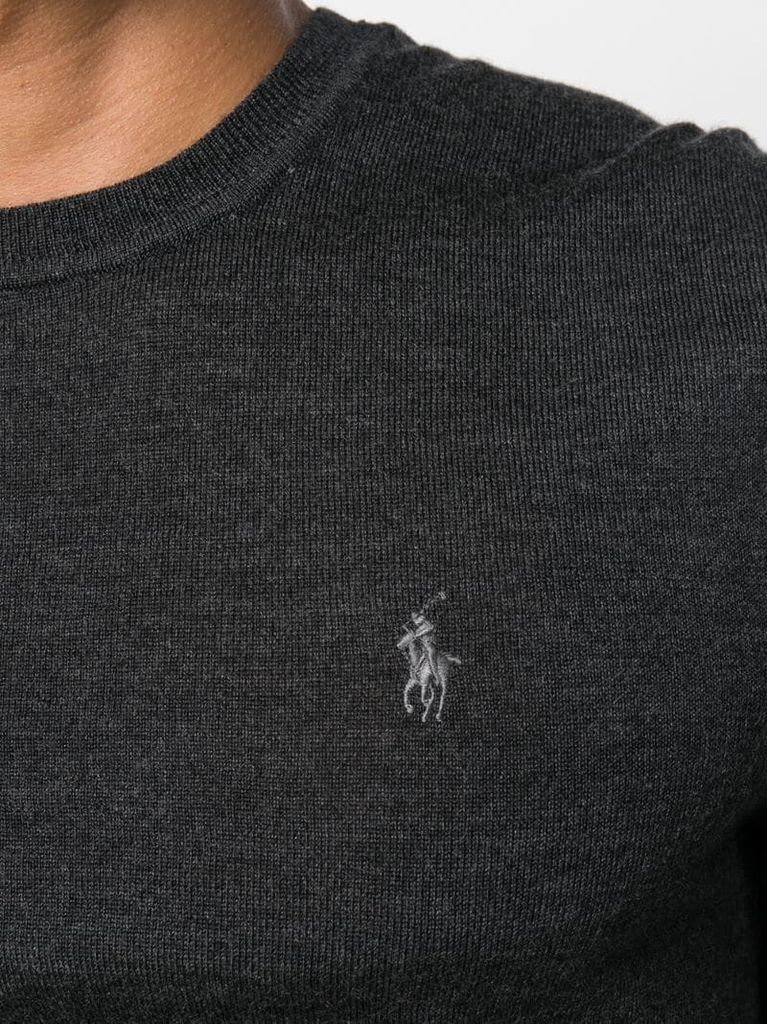 logo fitted sweater