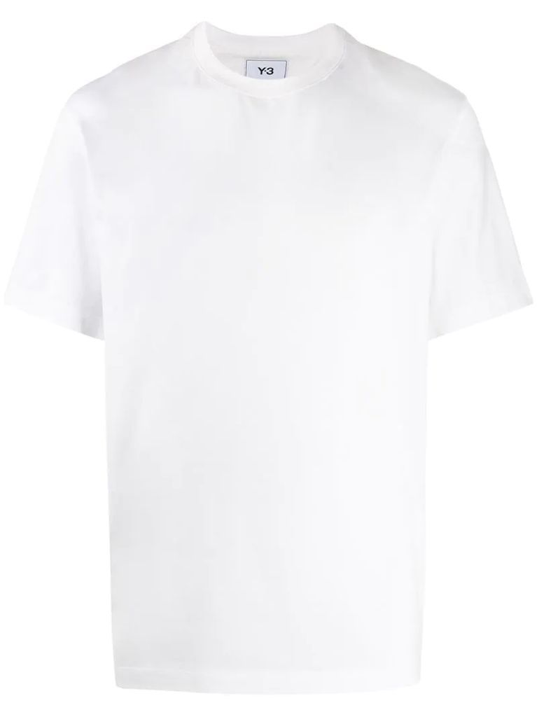 short sleeve logo back T-shirt