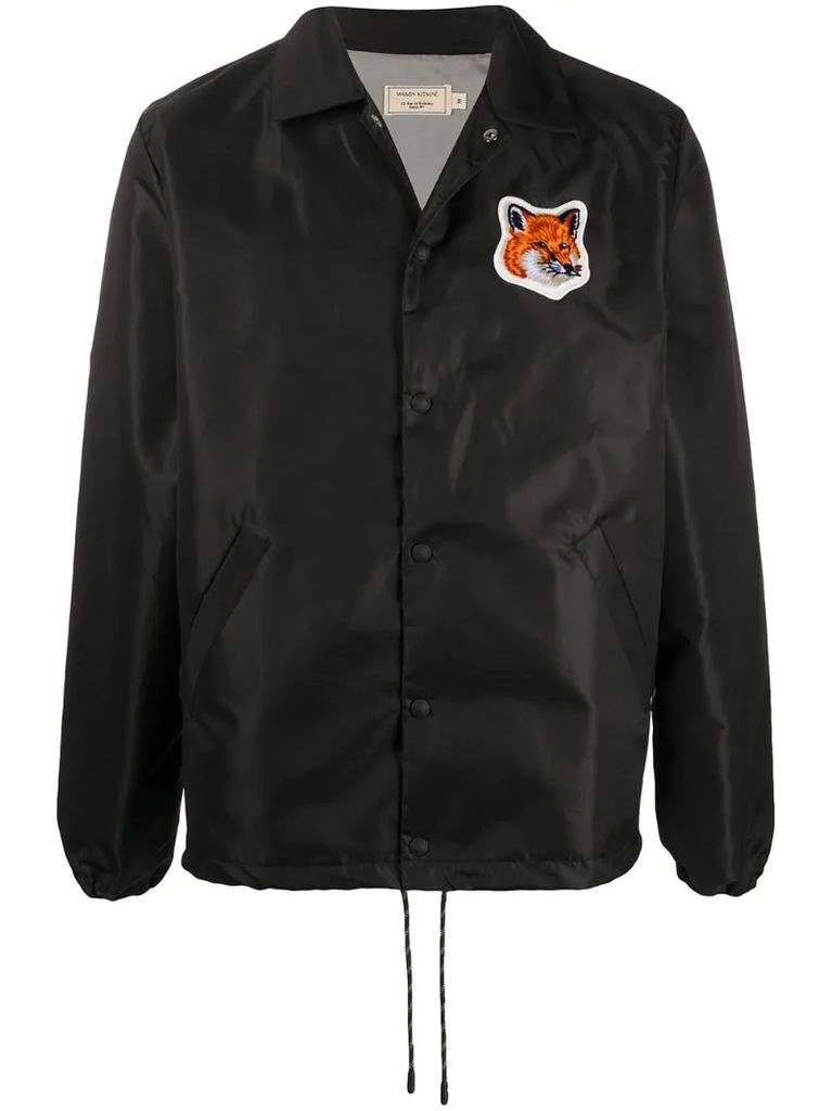 fox-patch light jacket