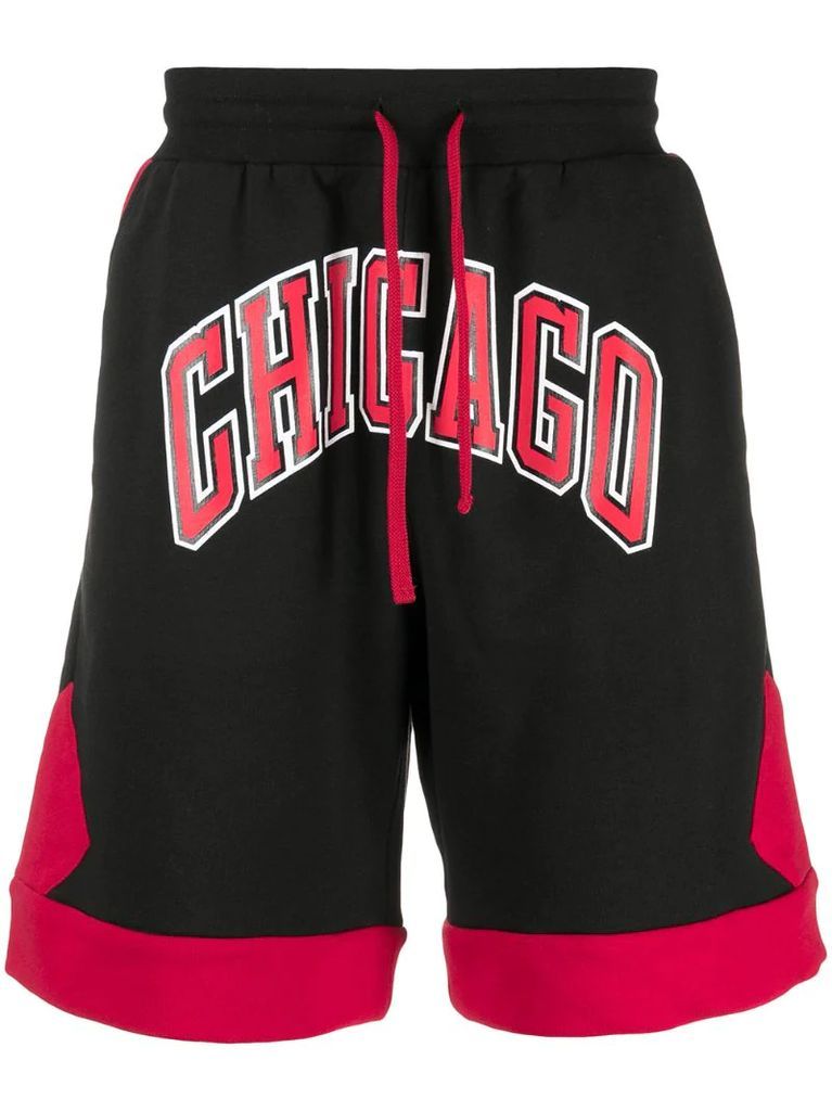 Chicago drawstring track shorts