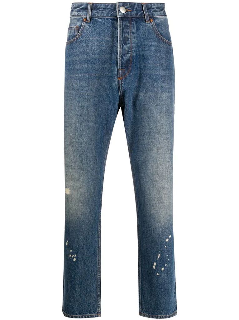 paint splatter jeans