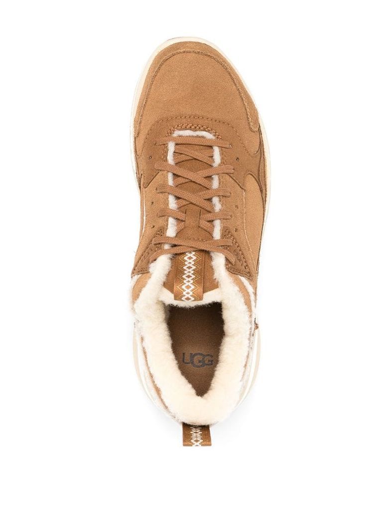shearling-lined sneakers