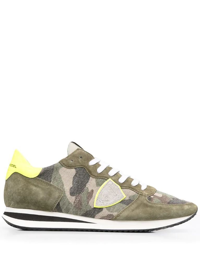 Trpx Camouflage Neon low-top sneakers